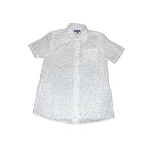French Toast anchor button up short sleeve poplin shirt XL